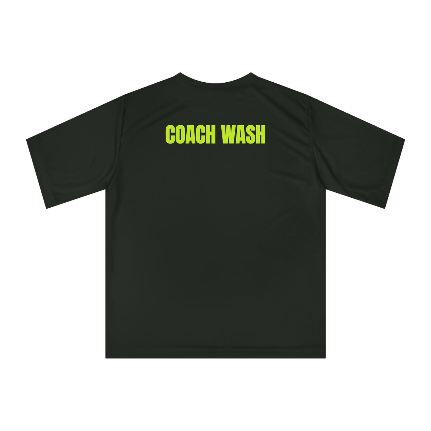 Couch Wash Blitz Football Performance T‑Shirt — 'On 7 Blitz' Neon Logo with Custom Name