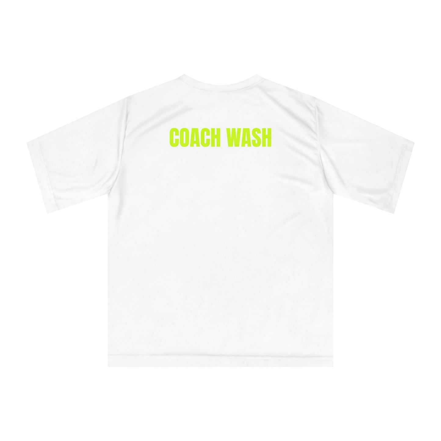 Couch Wash Blitz Football Performance T‑Shirt — 'On 7 Blitz' Neon Logo with Custom Name